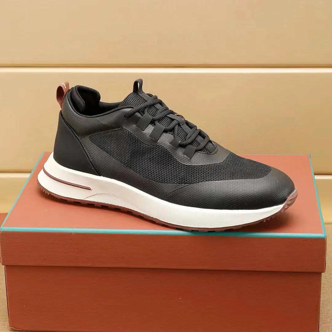 Factory price: 480💰Loro Piana niche classic jogging shoes, men's lace-up casual shoes and sneakers, high-quality lightweight and comfortable fabrics, suitable for outdoor leisure, the color scheme is young and energetic, and it looks great with sportswear or casual suits! Size: 38-44 (45. Customized)